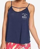 Roxy Juniors' Once Again Strappy Graphic Tank Top