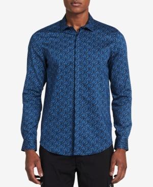 Calvin Klein Men's Printed Classic Fit Shirt