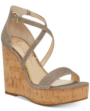 Jessica Simpson Stassi Platform Wedge Sandals Women's Shoes