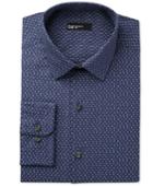 Bar Iii Men's Slim-fit Blue Number-print Dress Shirt, Only At Macy's