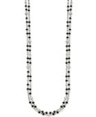 I.n.c. Silver-tone Bead & Imitation Pearl 60 Strand Necklace, Created For Macy's