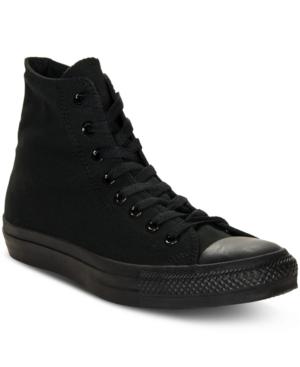 Converse Men's Monochrome Chuck Taylor Hi Top Casual Sneakers From Finish Line
