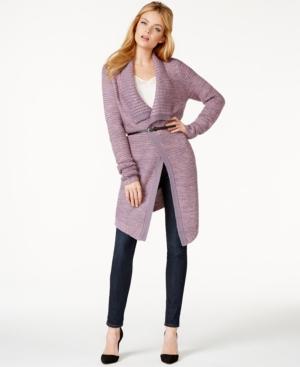 All @ Once Belted Sweater Coat