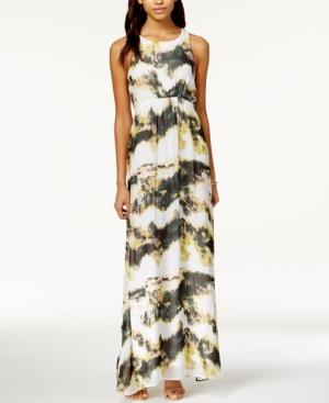 Bar Iii Museum Moss Printed Maxi Dress, Only At Macy's
