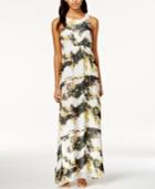Bar Iii Museum Moss Printed Maxi Dress, Only At Macy's