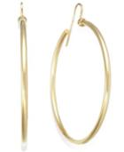 Sis By Simone I Smith Round Hoop Earrings In 18k Gold Over Sterling Silver