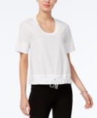 Armani Exchange Short-sleeve Drawstring Top