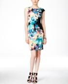 Inc International Concepts Floral-print Sheath Dress, Only At Macy's
