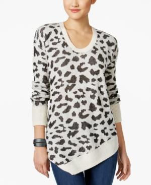 Calvin Klein Jeans Animal-print Asymmetrical Sweater