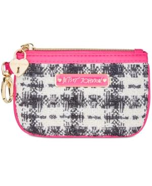 Betsey Johnson Sequin Zip Coin Purse