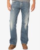 Silver Jeans Co. Men's Zac Relaxed-straight Fit Stretch Jeans