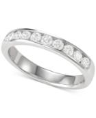 Diamond Channel-set Band (5/8 Ct. T.w.) In 18k White Gold