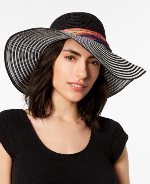 Betsey Johnson Stripe Me Over Floppy Hat