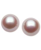 Belle De Mer Pearl Earrings, 14k Gold Pink Cultured Freshwater Pearl Stud Earrings (6-1/2mm)