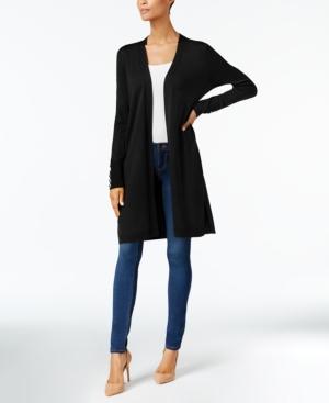 Jm Collection Button-detail Duster Cardigan, Created For Macy's