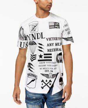 Heritage America Men's Embroidered Graphic-print T-shirt