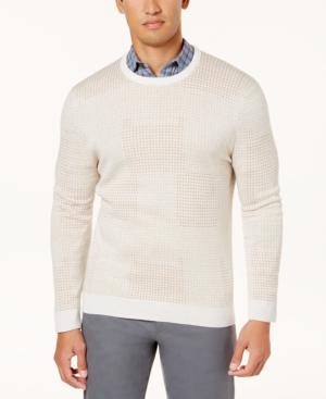 Tasso Elba Men's Geo-dot Jacquard Sweater, Created For Macy's
