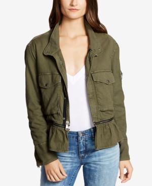 William Rast Patsy Peplum Utility Jacket