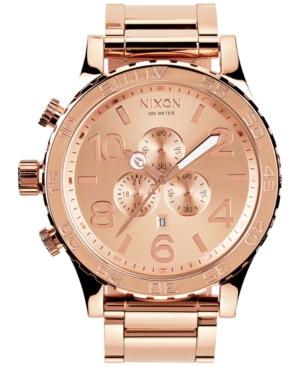 Nixon Men's 51-30 Chronograph Stainless Steel Bracelet Watch 51mm A083