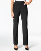 Jm Collection Curvy-fit Straight-leg Pants, Only At Macy's