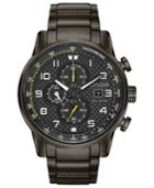 Citizen Men's Chronograph Eco-drive Primo Gray Stainless Steel Bracelet Watch 45mm