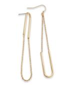Inc International Concepts Gold-tone Chain Loop Drop Earrings, Created For Macy's