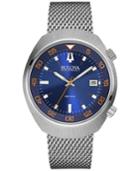 Bulova Accutron Ii Men's Uhf Stainless Steel Mesh Bracelet Watch 44mm 96b232