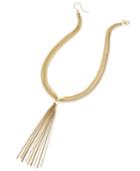 Thalia Sodi Gold-tone Multi-chain Tassel Statement Necklace, Created For Macy's