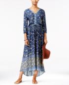 American Rag Printed High-low Maxi Dress, Only At Macy's
