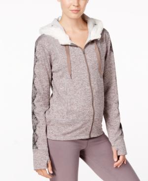Gaiam Aurora Faux-sherpa-lined Fleece Hoodie