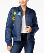 Say What? Juniors' Patch Bomber Jacket