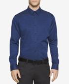 Calvin Klein Men's Two-tone Plaid Long-sleeve Shirt