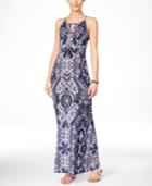Inc International Concepts Embellished Keyhole Maxi Dress, Only At Macy's