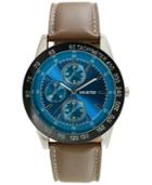 Unlisted Men's Chronograph Brown Synthetic Leather Strap Watch 46mm 10027780, Only At Macy's