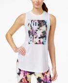 Energie Active Juniors' No Days Off Side-slit Graphic Tank Top