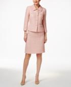 Tahari Asl Boucle Skirt Suit