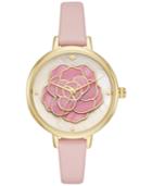 Kate Spade New York Women's Metro Atlas Pink Leather Strap Watch 34mm Ksw1257