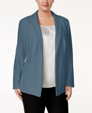 Calvin Klein Plus Size Open-front Blazer