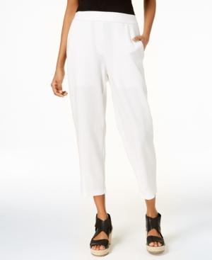 Eileen Fisher Tencel Ponte Cropped Trousers