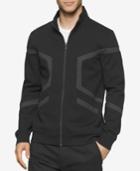 Calvin Klein Men's Slim Fit Block-pattern Jacket