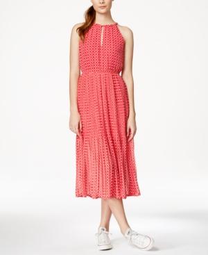 Maison Jules Geometric-print Midi Dress, Only At Macy's