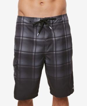 O'neill Men's Santa Cruz Ombre Plaid 21 Board Shorts