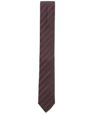 Boss Men's Striped Silk Slim Tie