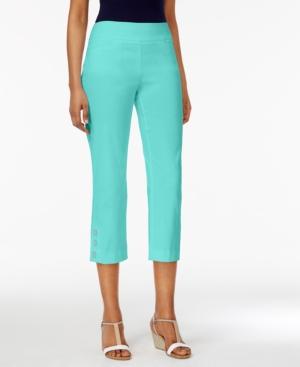 Jm Collection Slim-leg Capri Pants, Created For Macy's