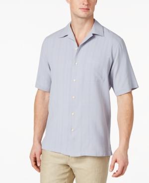 Tasso Elba Ethel Tonal Plaid Silk Shirt