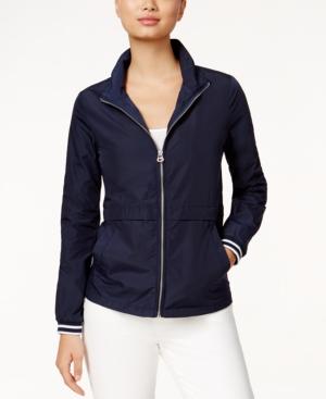 Tommy Hilfiger Rib-trim Windbreaker Active Jacket