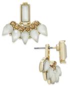 Inc International Concepts Gold-tone Stone And Crystal Earring Jackets, Only At Macy's