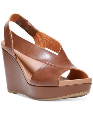 Dr. Scholl's Mean It Slingback Platform Wedge Sandals Women's Shoes