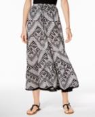 Ny Collection Drawstring Maxi Skirt