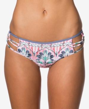 O'neill Starlis Printed Strappy Cheeky Bikini Bottoms Women's Swimsuit